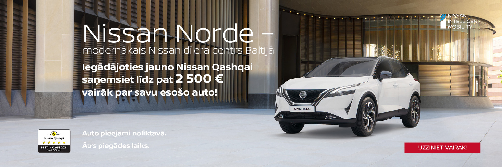 Nissan Qashqai Visia modeļu piedāvājums