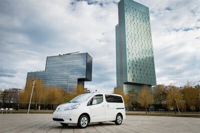 100% elektriskā Nissan e-NV200 ar lielāku nobraucamo attālumu atklāšana pasaulei