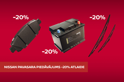 Nissan pavasara piedāvājums -20% atlaide