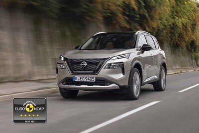 NISSAN ARIYA, X-TRAIL, QASHQAI E-POWER VERSIJA UN JUKE HIBRĪDA VERSIJA SAŅEM AUGSTĀKO – 5 ZVAIGŽŅU – EURO NCAP DROŠĪBAS NOVĒRTĒJUMU
