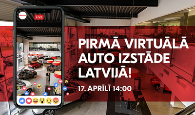 NORDE organizē pirmo virtuālo auto izstādi Latvijā
