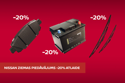 Nissan ziemas piedāvājums -20% atlaide