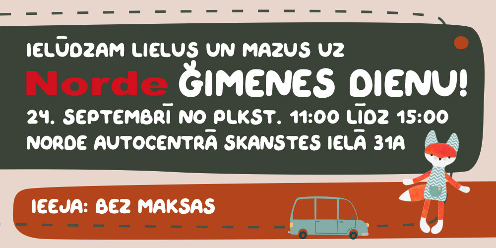 NORDE AICINA UZ ĢIMENES DIENU!